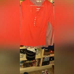 Orange long sleeve TSHIRT